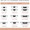 JoyJolt JoyFul 24pc Glass Food Storage Containers – Airtight & Freezer Safe - Image 2