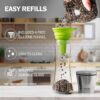 Home EC Stainless Steel Salt & Pepper Grinder Set – Adjustable Ceramic Mill - Image 4